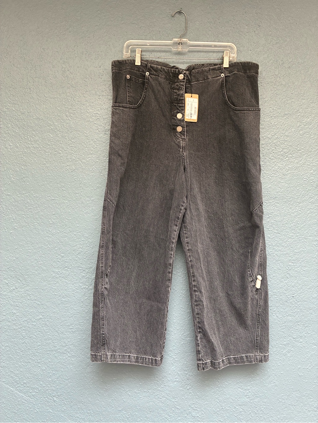 Rachel Comey Nwt Black Adjustable Waist Jeans